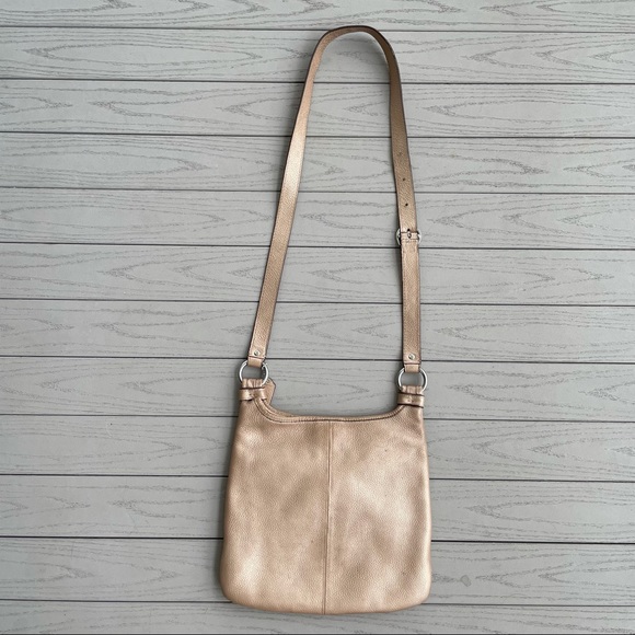 Coach Penelope Crossbody Bag Pewter Pebble Leather F16533 - Picture 5 of 14